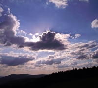 Cloud & sun, Slunce za mraky